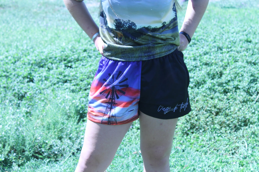 'Windmill' Footy Shorts - Unisex