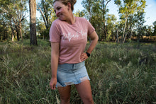 Load image into Gallery viewer, Ladies Rose Basic Tee
